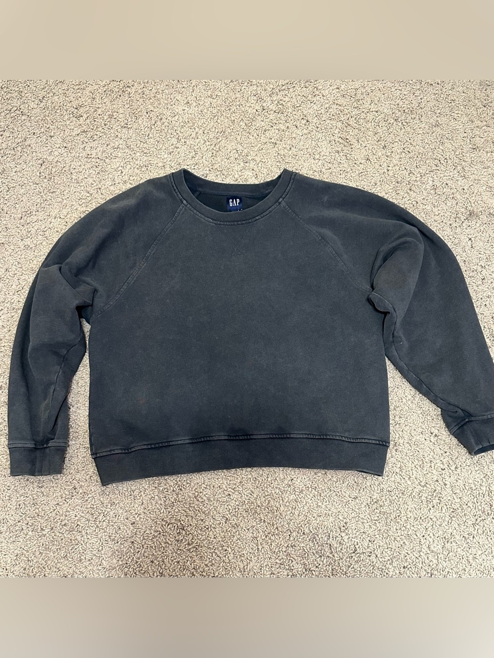 GAP Women's Crewneck Sweater - Charcoal Black